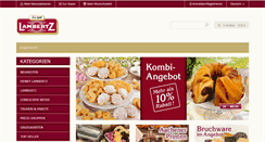 Desktop Screenshot of lambertz-shop.de